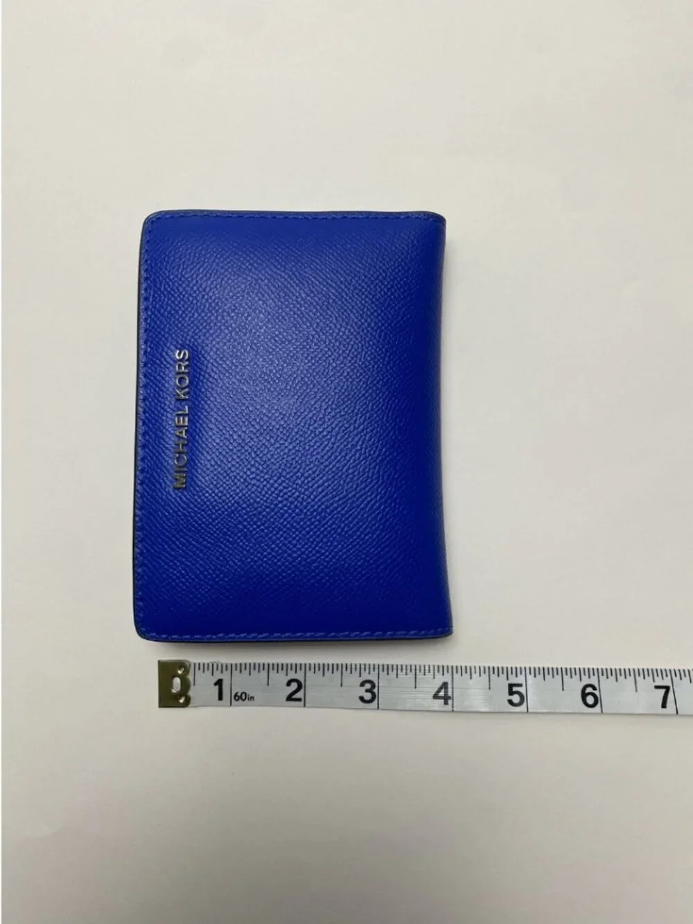 Michael Kors Blue Saffiano Leather Wallet - Picture 11 of 11